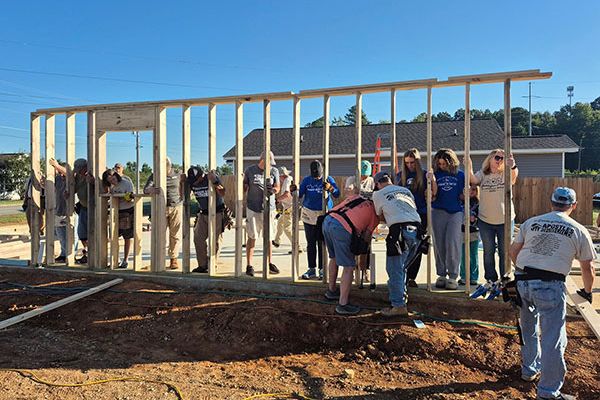 volunteer work building houses, habitat for humanity saline county